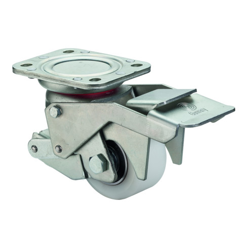 Bs Rollen Ruota di sollevamento W120.B15.075 girevole con dispositivo di bloccaggio, Ø75mm