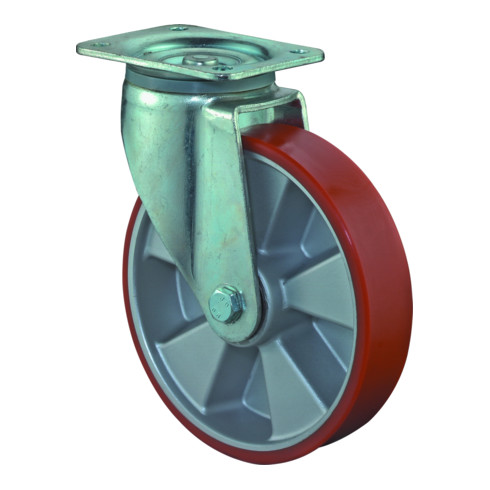 Bs Rollen Ruota per carichi pesanti L600.B90.250 girevole, Ø250mm