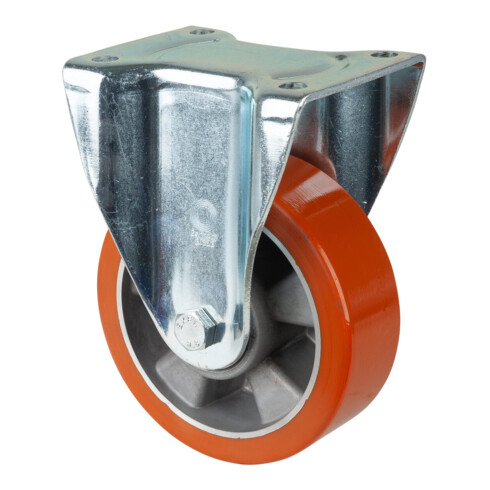 BS Rollen Schwerlastrolle, Guss-Polyurethanrad, Aluminiumfelge