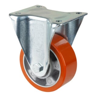 BS Rollen Schwerlastrolle, Guss-Polyurethanrad, Aluminiumfelge