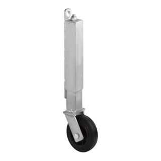 BS Rollen Tor-Rolle E30 Ø 100mm zum Anschrauben Gummi, schwarz
