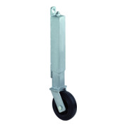 BS Rollen Tor-Rolle E30 Ø 100mm zum Anschrauben Gummi, schwarz