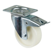 BS Lenkrolle mit Feststeller Rollenlager Polyamid