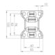 BS Rollen Transportrolle LS410.B61.125 Bockrolle, Raddurchmesser 125 mm,
