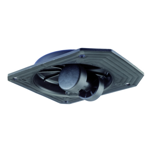 BS Roue cloche G85 sans frein avec plaque plastique noir