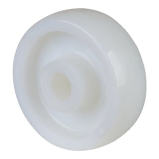BS Roue en plastique A90 Ø 100 mm blanc Axe Ø 20 mm 400 kg