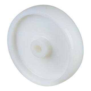 BS Roue en plastique A90 Ø 200 mm blanc Axe Ø 20 mm 100 kg
