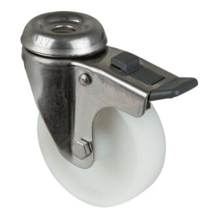 BS Roue pivotante G121.A90 avec frein total Ø 75 mm roue en plastique