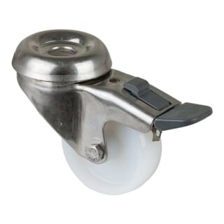 BS Roue pivotante G121.A90 avec frein total, trou arrière Ø 50 mm