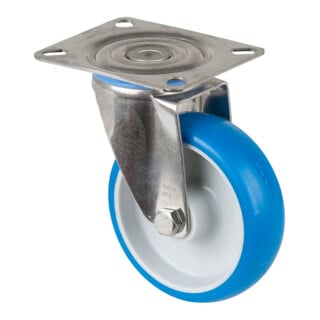 BS Roue pivotante H100.I32 Roue en acier inoxydable Ø 100 mm 110 kg
