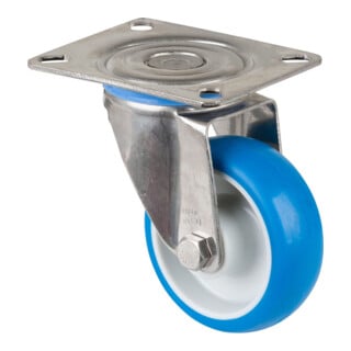 BS Roue pivotante H100.I32 Roue Ø 80 mm Acier inoxydable 70 kg