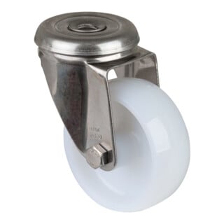 BS Roue pivotante H101.A90 Ø 80 mm 100 kg acier inoxydable
