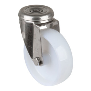 BS Roue pivotante H101.A90 Roue Ø 100 mm 130 kg Acier inoxydable