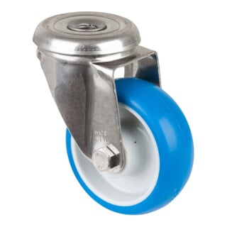 BS Roue pivotante H101.B32 Ø 80 mm 70 kg inox