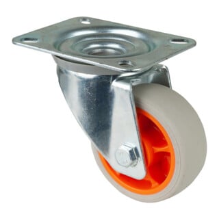 BS Roue pivotante L400.B44.02 Roue Ø 80 mm 100 kg Acier galvanisé