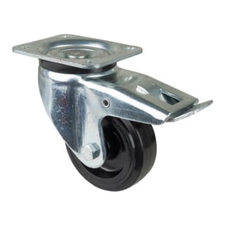 BS Roue pivotante L620.B60 avec frein total Ø 125 I 45 mm