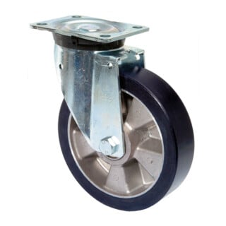 BS Roue pivotante N100.B91 Plque Ø125 I40mm 225kg Fonte-Polyuréthane