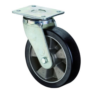 BS Roue pivotante RR100.B91 Ø 200 I 50 mm 700 kg Fonte polyuréthane