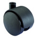 BS Roulettes Double roulette sans frein, diamètre 50 mm plastique, F77-1
