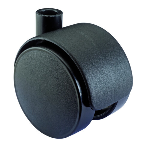 BS Roulettes Double roulette sans frein, diamètre 50 mm plastique, F77