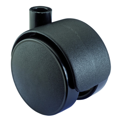 BS Roulettes Double roulette sans frein, diamètre 50 mm plastique, F77