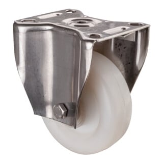 BS Roulettes en acier inoxydable à charge lourde (HS110.B14.101)