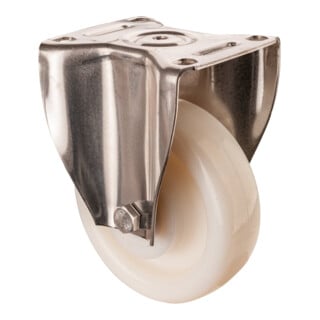 BS Roulettes en acier inoxydable Roulettes lourdes (HS110.B14.152)