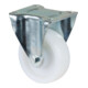 BS Schwerlast-Bockrolle D.100mm Trgf. 350kg Polyamidrad Platte 105x85mm