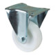 BS Schwerlast-Bockrolle D.125mm Trgf. 600kg Ku.Platte L138xB110mm