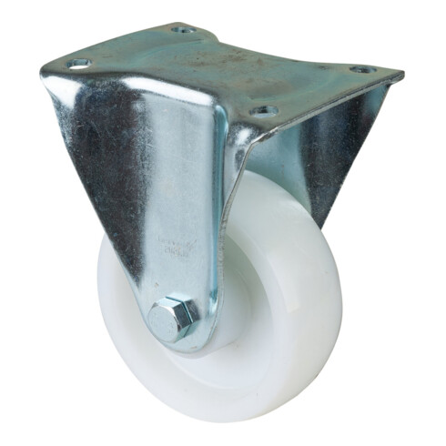 BS Schwerlast-Bockrolle D.125mm Trgf. 600kg Ku.Platte L138xB110mm