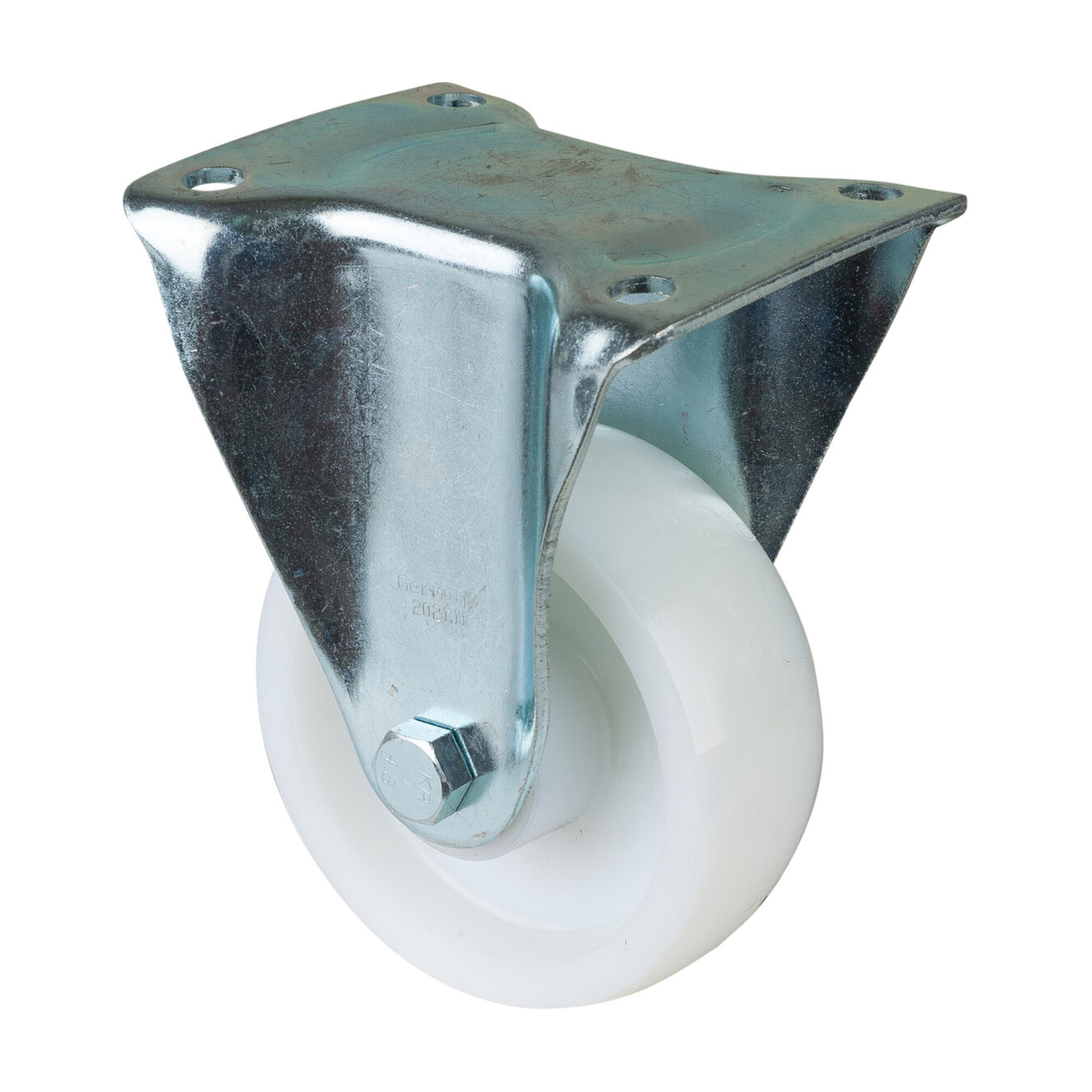 BS Schwerlast-Bockrolle D.125mm Trgf. 600kg Ku.Platte L138xB110mm ; BS Rollen