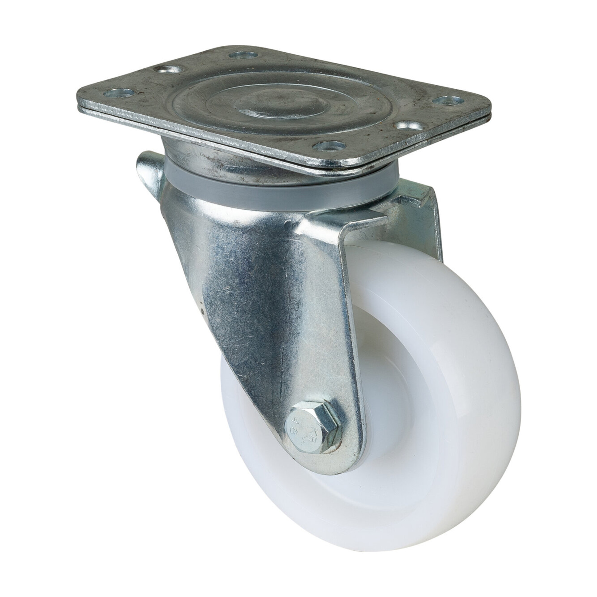 BS Schwerlast-Lenkrolle D.125mm Trgf. 600kg Ku.Platte L138xB110mm ; BS Rollen