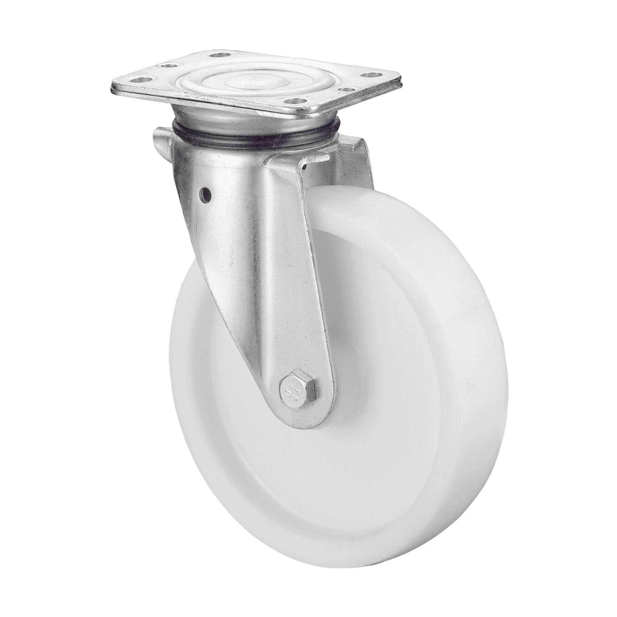 BS Schwerlast-Lenkrolle D.200mm Trgf. 600kg Ku.Platte L138xB110mm ; BS Rollen