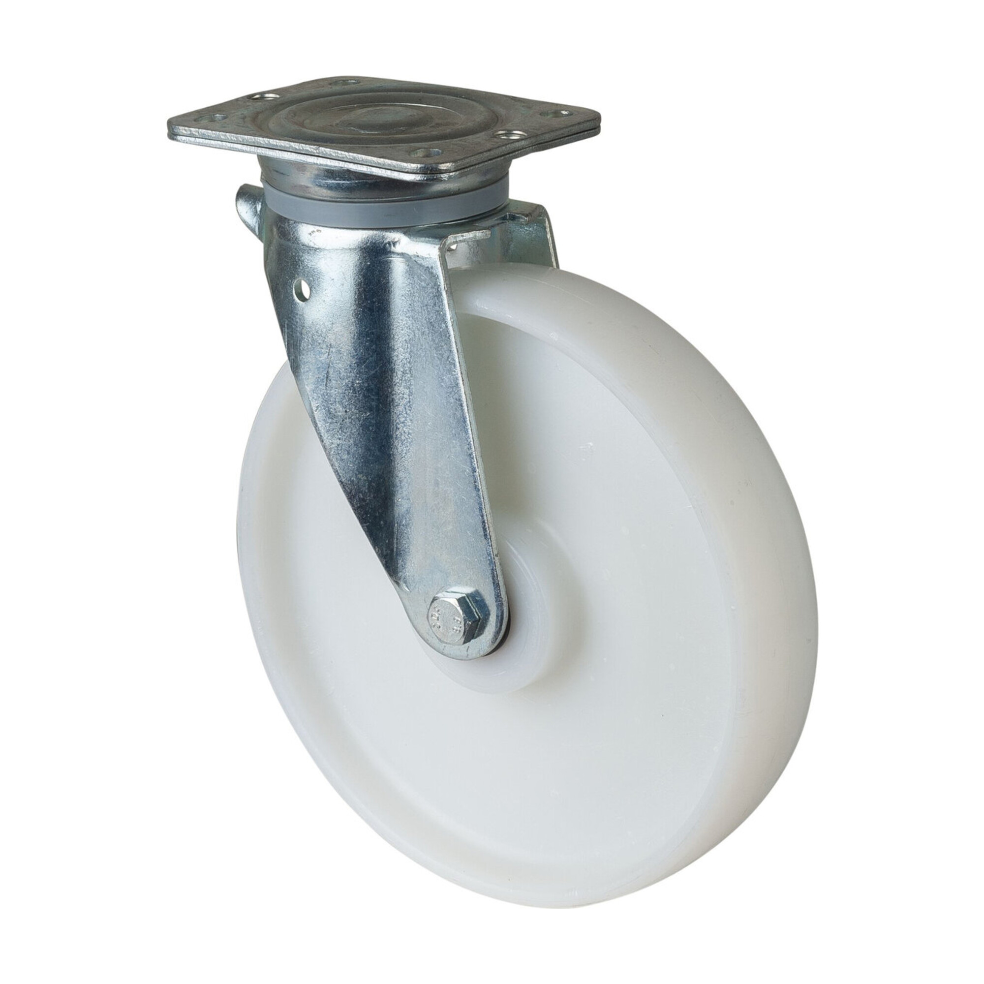 BS Schwerlast-Lenkrolle D.250mm Trgf. 600kg Ku.Platte L138xB110mm ; BS Rollen