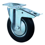 BS transportmaterieel wiel met totale rem Rollager rubber