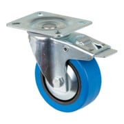 BS wielen Transportwiel L520.B61.101 Zwenkwiel met totale rem, wieldiameter 100 mm,