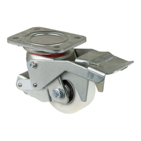 BS zwenkwielen Hefwiel W120.B15.080 Zwenkwiel met rem, wieldiameter 80 mm,