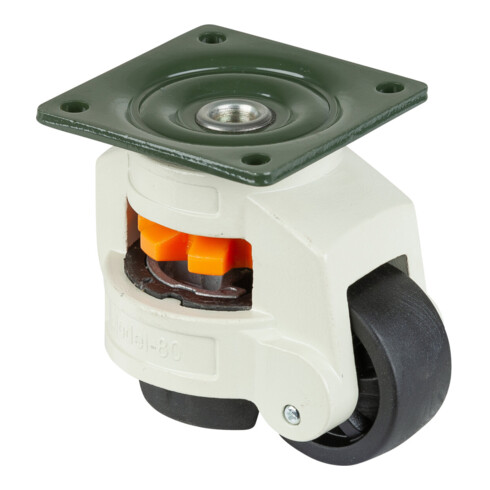 BS zwenkwielen Hefwiel W220.A90.062 Zwenkwiel met rem, wieldiameter 62 mm,