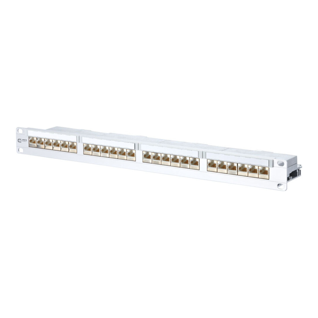 BTR NETCOM 24-Port Panel E-DAT C6 1HE Alu modular LSA TN MP24 mod