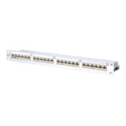 BTR NETCOM 24-Port Panel E-DAT C6A 1HE modular Alu TN EDATC6A-MP24-mod-2