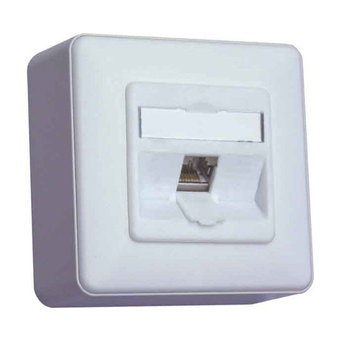 BTR NETCOM Anschlussdose C6Amodul AP 1Port 180 AP,rws TN C6Amod-1AP-180rw