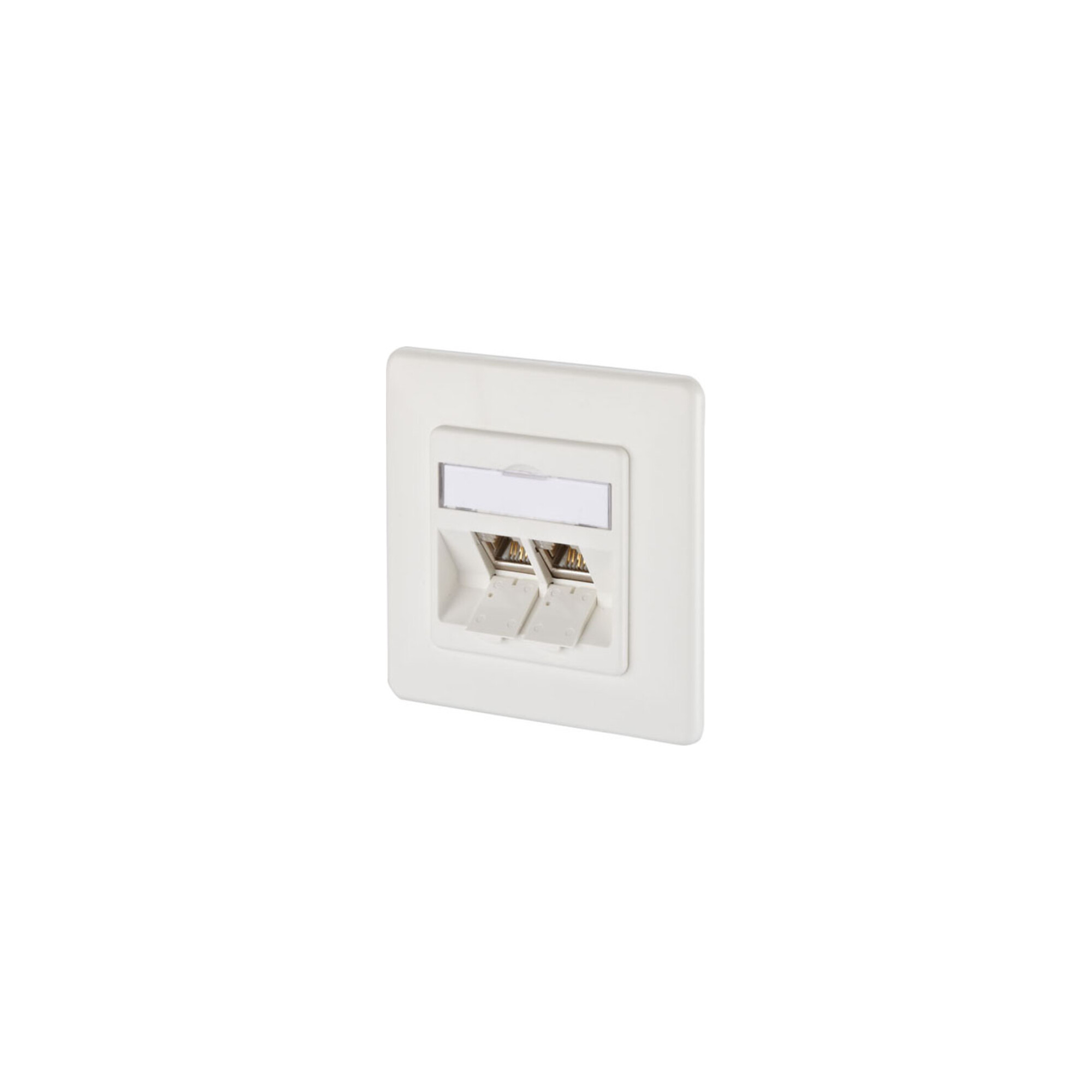 BTR NETCOM Anschlussdose, Cat.6A 2xRJ45,UP,rws TN E-DATmod-2UP-rws