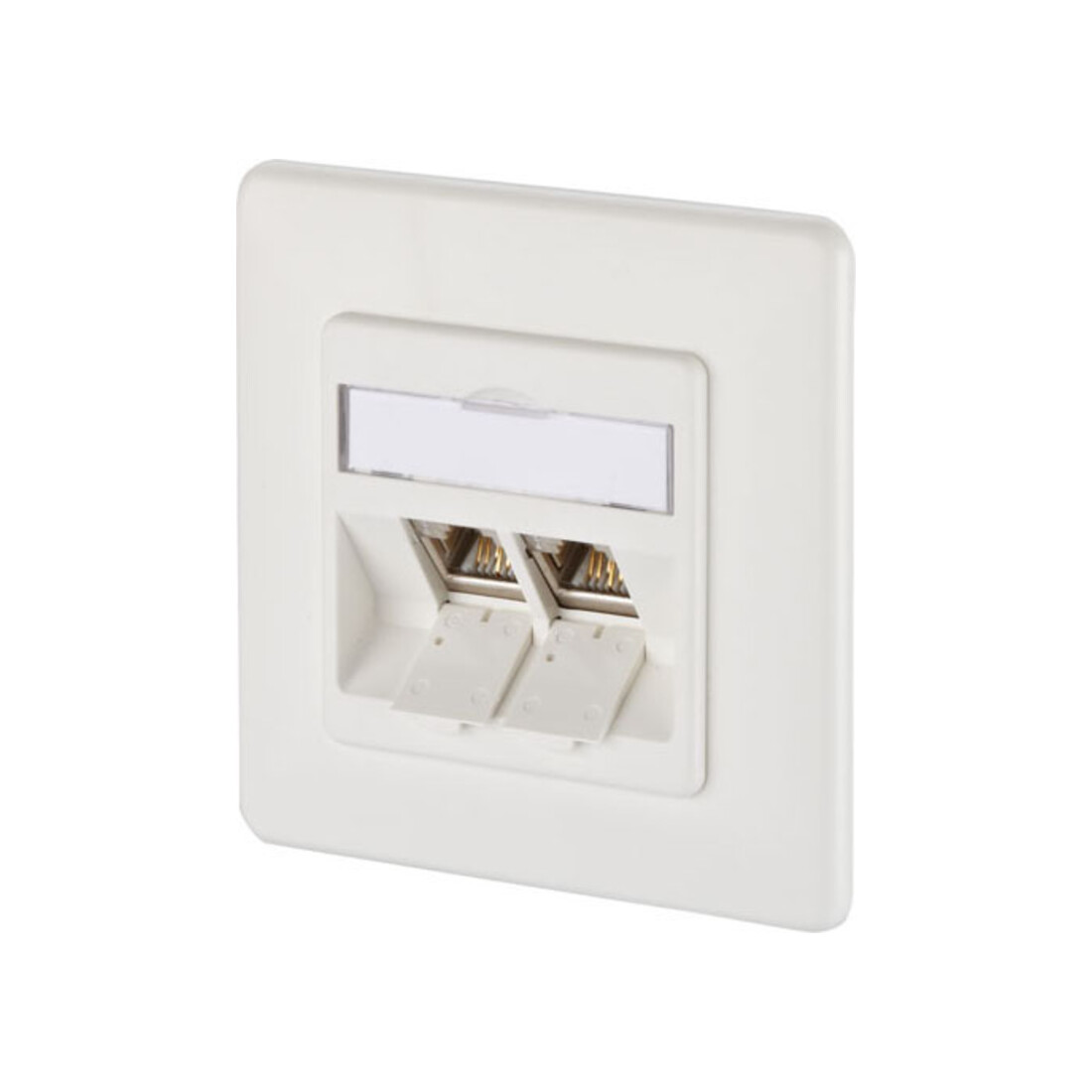 BTR NETCOM Anschlussdose, Cat.6A 2xRJ45,UP,rws TN E-DATmod-2UP-rws