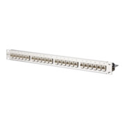BTR NETCOM Baie de brassage C6A module 24 ports 1U acier inoxydable équipé TN C6Amod-MP24-Edst-1