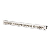 BTR NETCOM Baie de brassage C6A module 24 ports 1U acier inoxydable équipé TN C6Amod-MP24-Edst-2