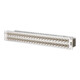BTR NETCOM Baie de brassage C6A module 48 ports 1,5U acier inoxydable équipé TN C6Amod-MP48-Edst