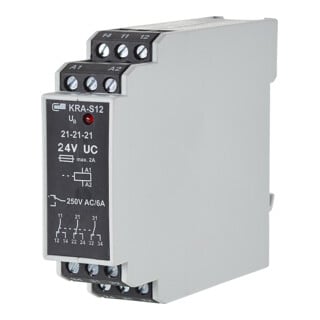 BTR NETCOM Bloc de connexion 24V AC/DC 3W KRA-S12/21-21-21 24