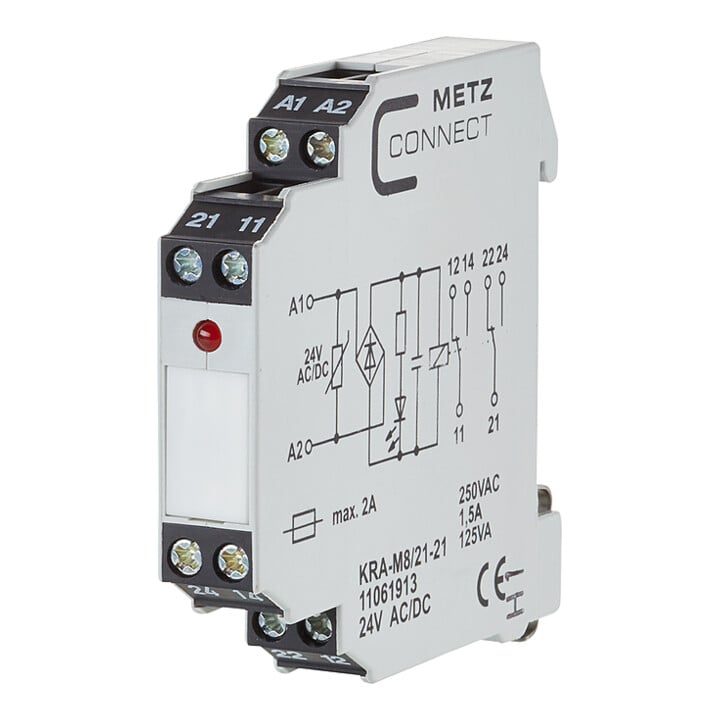 BTR NETCOM Bloc de connexion 2W KRA-M8/21-21 24AC/DC