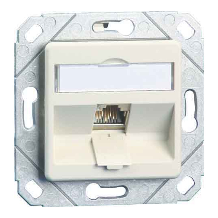 BTR NETCOM Boîte de connexion C6A module Upk 1 port 180 Upk, rws TN C6Amod-1UPk-180rw