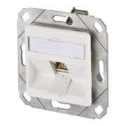 BTR NETCOM Boîte de connexion, Cat.6A 1xRJ45, emballage individuel, gris TN E-DATmod-1Upk-rws-1